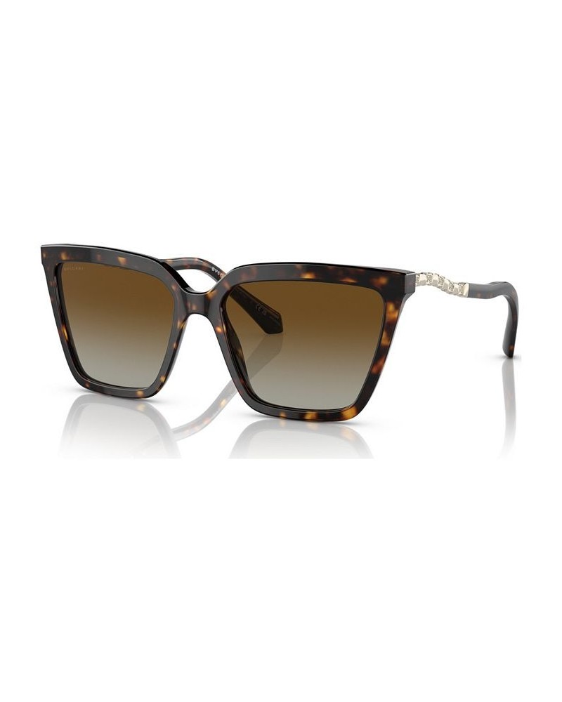 Women's Polarized Sunglasses BV8255B57-YP Havana $86.24 Womens