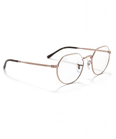 RB6465 Jack Unisex Irregular Eyeglasses Black on Arista $39.38 Unisex