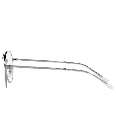 RB6465 Jack Unisex Irregular Eyeglasses Gunmetal $17.90 Unisex