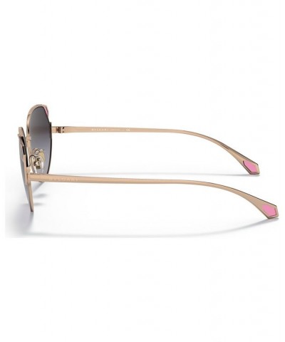 Women's Sunglasses BV617756-Y Pink Gold-Tone/Black $96.16 Womens