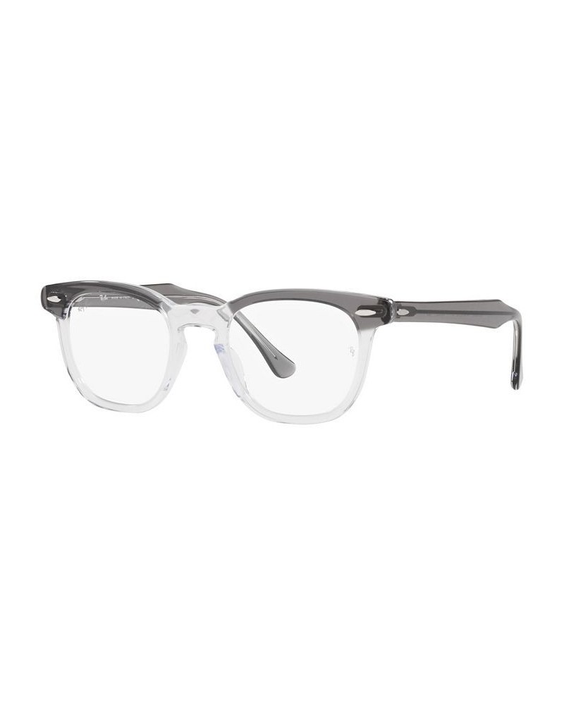 RB5398 HAWKEYE Unisex Square Eyeglasses Blue on Trasparent $39.38 Unisex