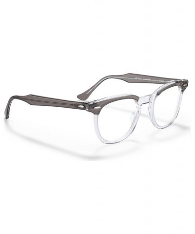 RB5398 HAWKEYE Unisex Square Eyeglasses Blue on Trasparent $39.38 Unisex