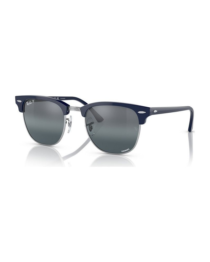 Unisex Polarized Sunglasses RB301651-ZP Blue on Silver-Tone $49.60 Unisex