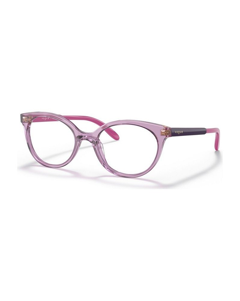 Kids Oval Eyeglasses VY2013 Transparent Violet $10.80 Kids