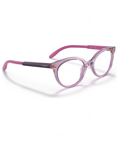 Kids Oval Eyeglasses VY2013 Transparent Violet $10.80 Kids