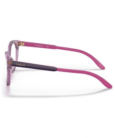 Kids Oval Eyeglasses VY2013 Transparent Violet $10.80 Kids