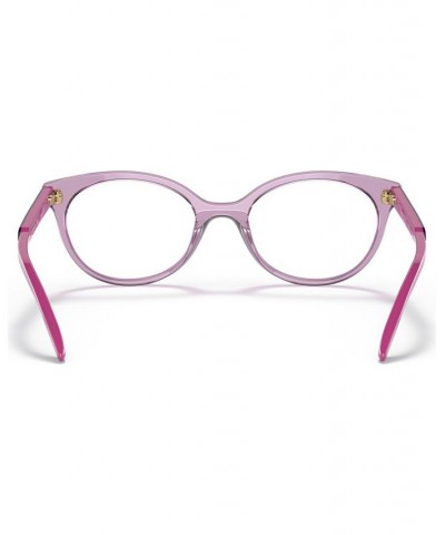 Kids Oval Eyeglasses VY2013 Transparent Violet $10.80 Kids