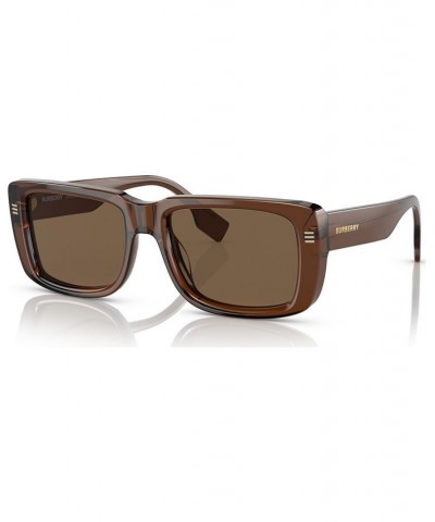 Men's Jarvis Sunglasses BE4376U55-X Brown $44.96 Mens