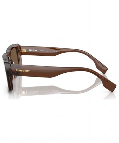 Men's Jarvis Sunglasses BE4376U55-X Brown $44.96 Mens