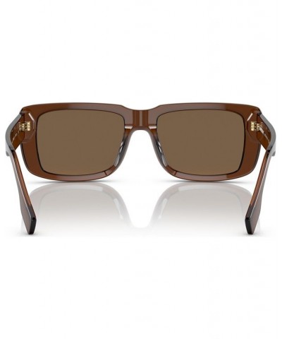 Men's Jarvis Sunglasses BE4376U55-X Brown $44.96 Mens