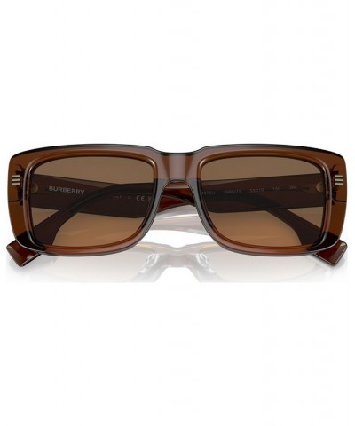 Men's Jarvis Sunglasses BE4376U55-X Brown $44.96 Mens