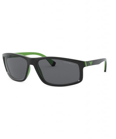 Men's Sunglasses EA4144 62 Black $9.68 Mens