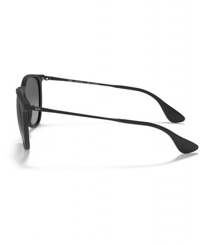 Unisex Polarized Low Bridge Fit Sunglasses RB4171F 54 Rubber Black $33.25 Unisex