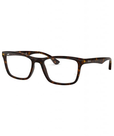 RX5279 Unisex Square Eyeglasses Black $51.57 Unisex