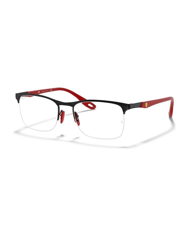 Scuderia Ferrari RX8416M Men's Square Eyeglasses Black $54.81 Mens