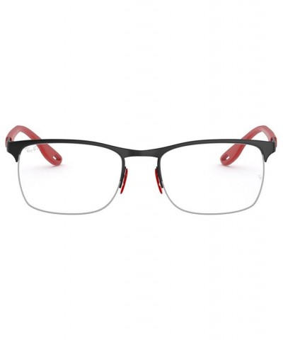 Scuderia Ferrari RX8416M Men's Square Eyeglasses Black $54.81 Mens