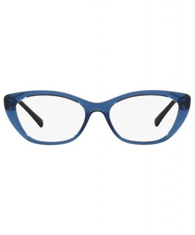 VO5425B Women's Oval Eyeglasses Transparent Light Blue $16.61 Womens