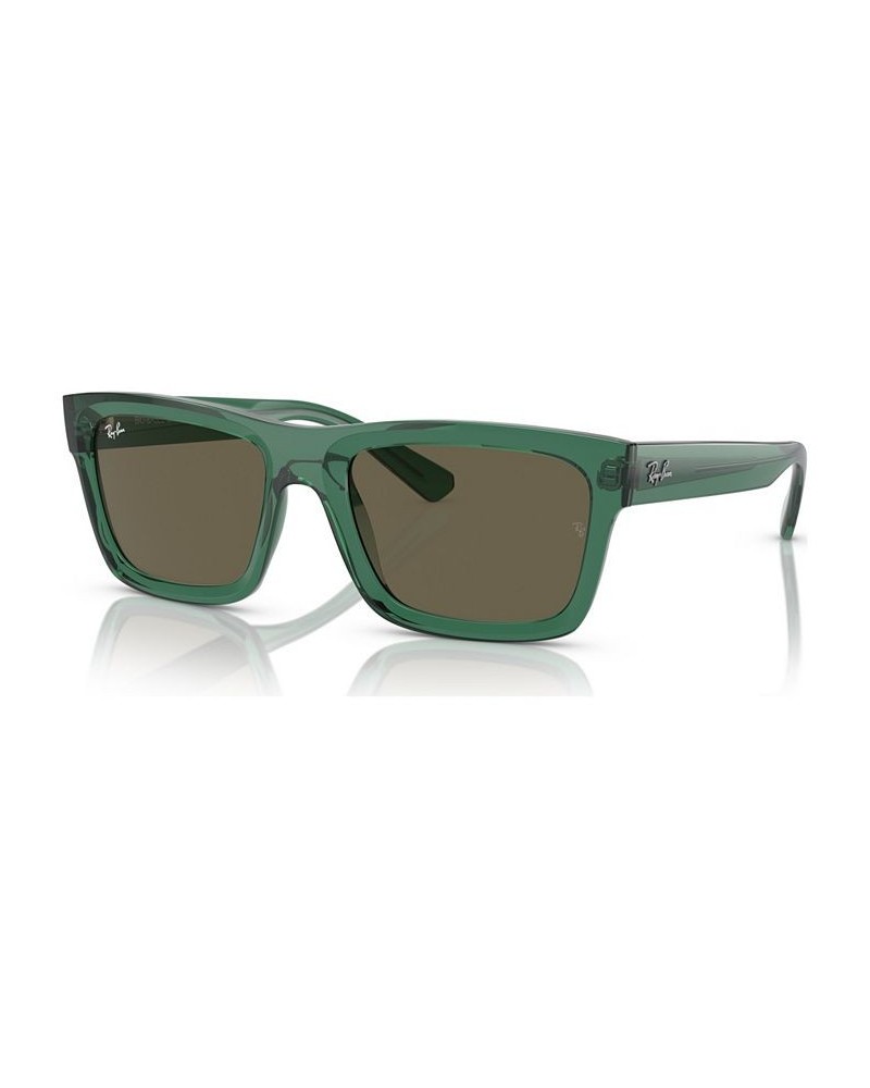 Unisex Low Bridge Fit Sunglasses Warren Bio-Based Transparent Green $36.24 Unisex