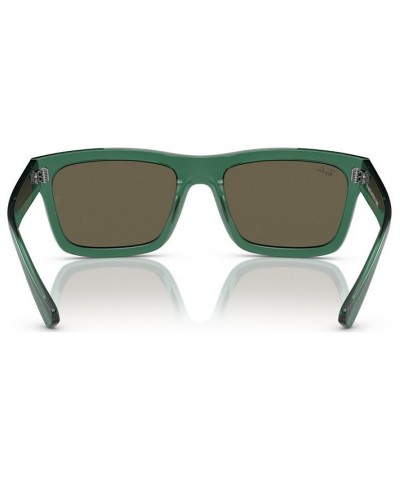 Unisex Low Bridge Fit Sunglasses Warren Bio-Based Transparent Green $36.24 Unisex