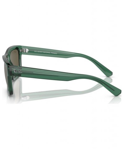 Unisex Low Bridge Fit Sunglasses Warren Bio-Based Transparent Green $36.24 Unisex