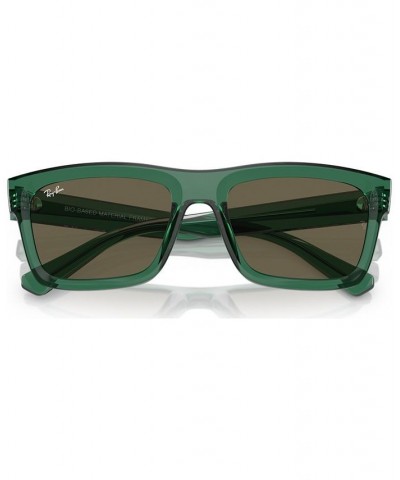 Unisex Low Bridge Fit Sunglasses Warren Bio-Based Transparent Green $36.24 Unisex