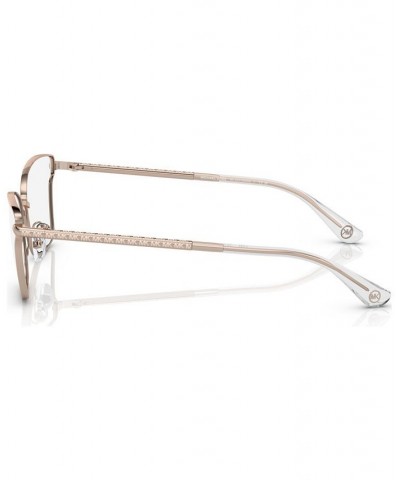 Women's Rectangle Eyeglasses MK306353-O Rose Gold-Tone $46.56 Womens