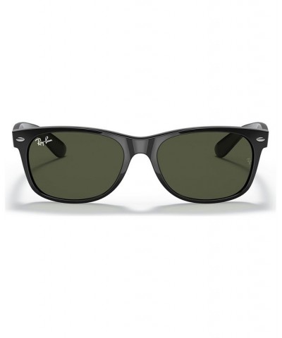 Unisex Low Bridge Fit Sunglasses RB2132F NEW WAYFARER CLASSIC 55 Black $15.10 Unisex