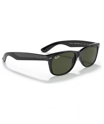 Unisex Low Bridge Fit Sunglasses RB2132F NEW WAYFARER CLASSIC 55 Black $15.10 Unisex