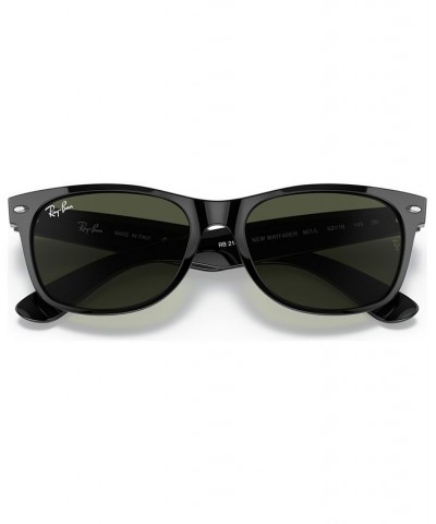 Unisex Low Bridge Fit Sunglasses RB2132F NEW WAYFARER CLASSIC 55 Black $15.10 Unisex