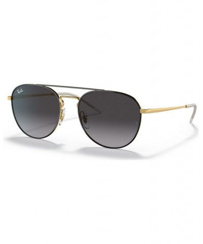 Sunglasses RB3589 55 GOLD TOP ON BLACK/GREY GRADIENT DARK GREY $44.82 Unisex