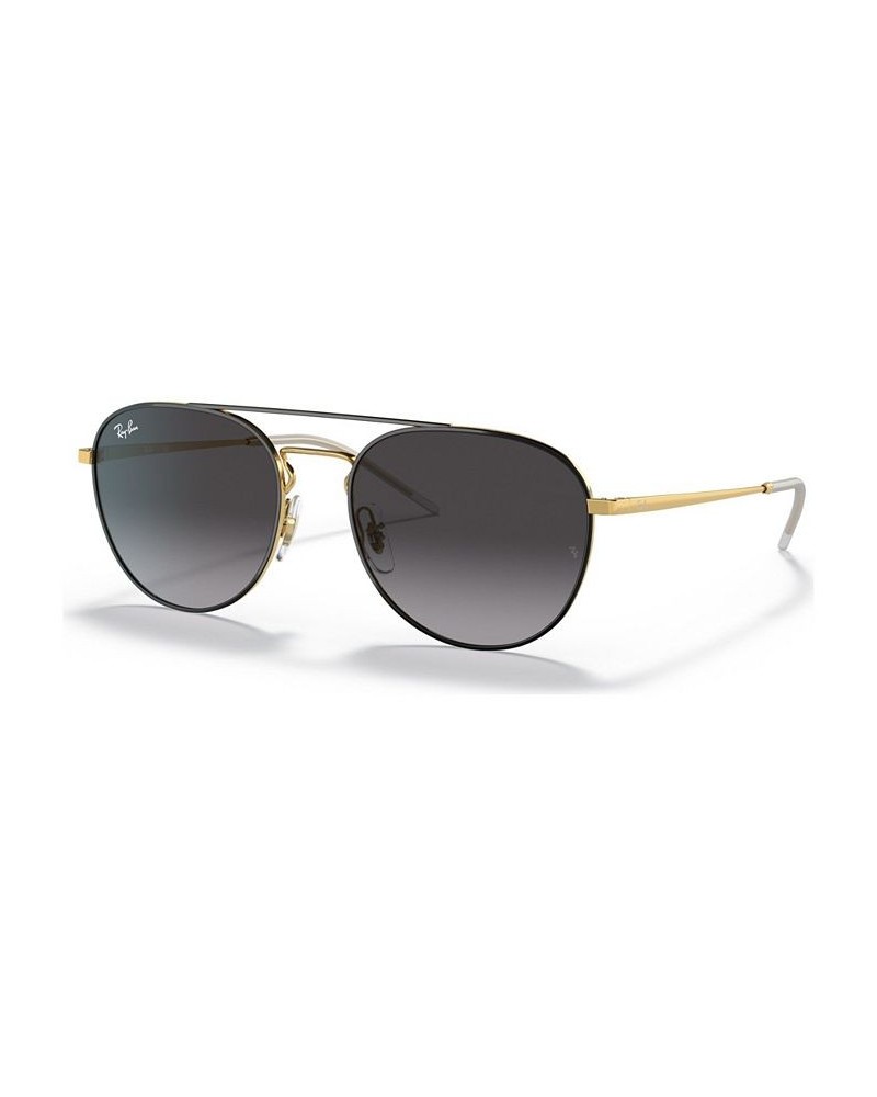 Sunglasses RB3589 55 GOLD TOP ON BLACK/GREY GRADIENT DARK GREY $44.82 Unisex