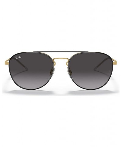 Sunglasses RB3589 55 GOLD TOP ON BLACK/GREY GRADIENT DARK GREY $44.82 Unisex