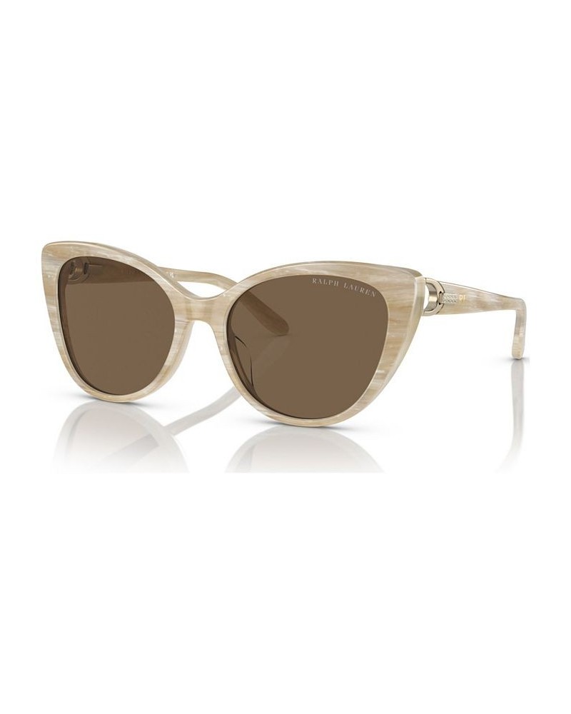 Women's Sunglasses RL8215BU Cream Horn $62.40 Womens