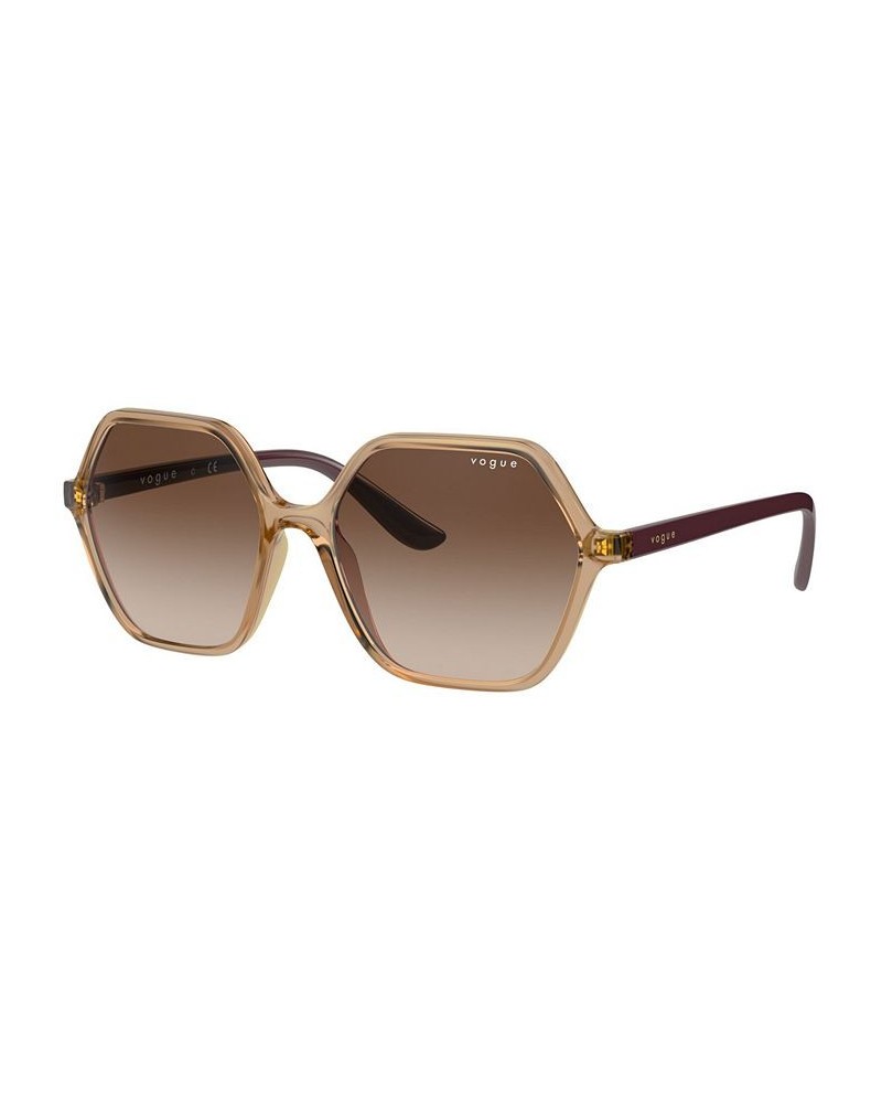 Sunglasses VO5361S 55 TRANSPARENT CARAMEL $21.46 Unisex