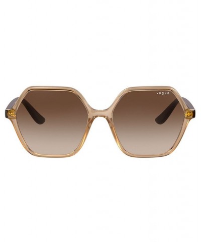 Sunglasses VO5361S 55 TRANSPARENT CARAMEL $21.46 Unisex