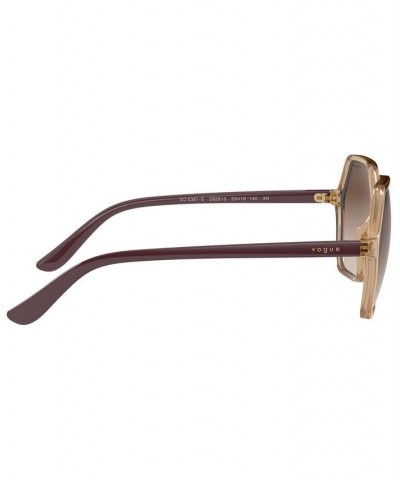 Sunglasses VO5361S 55 TRANSPARENT CARAMEL $21.46 Unisex