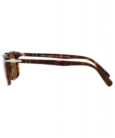 Men's Polarized Sunglasses PO3273S 55 Tortoise $81.19 Mens