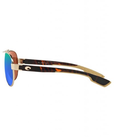 Women's Loreto Polarized Sunglasses 6S000172 64 ROSE GOLD/GREEN MIR 580P $29.40 Womens