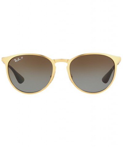 Polarized Sunglasses RB3539 ERIKA METAL GOLD MATTE/BROWN GRADIENT POLAR $43.75 Unisex