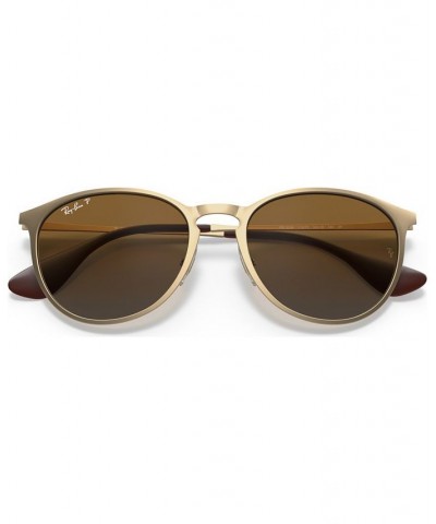 Polarized Sunglasses RB3539 ERIKA METAL GOLD MATTE/BROWN GRADIENT POLAR $43.75 Unisex