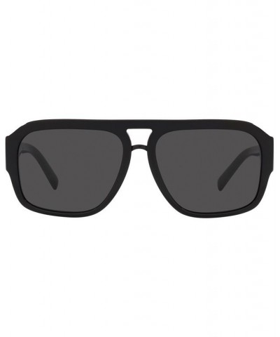 Men's Low Bridge Fit Sunglasses DG4403F Low Bridge Fit 58 Black $95.10 Mens