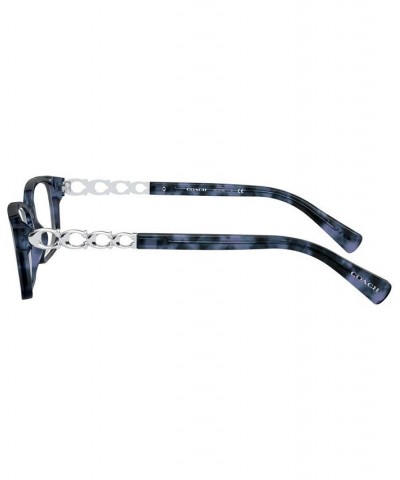 HC6148 Women's Rectangle Eyeglasses Blue Tort $35.56 Womens