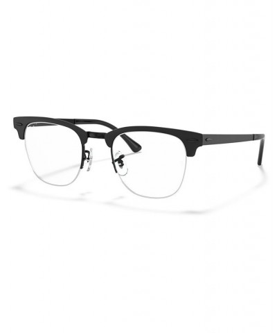 RX3716VM Clubmaster Metal Optics Unisex Square Eyeglasses Black $48.72 Unisex