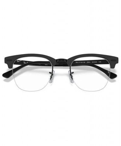 RX3716VM Clubmaster Metal Optics Unisex Square Eyeglasses Black $48.72 Unisex