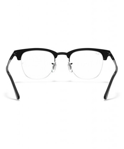 RX3716VM Clubmaster Metal Optics Unisex Square Eyeglasses Black $48.72 Unisex