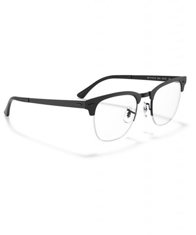 RX3716VM Clubmaster Metal Optics Unisex Square Eyeglasses Black $48.72 Unisex