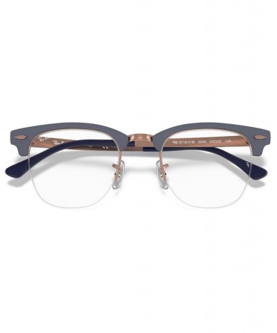 RX3716VM Clubmaster Metal Optics Unisex Square Eyeglasses Black $48.72 Unisex