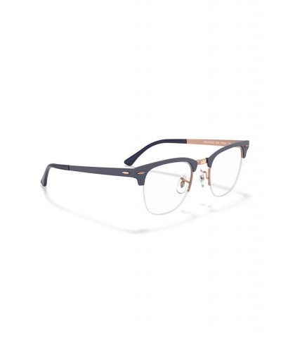 RX3716VM Clubmaster Metal Optics Unisex Square Eyeglasses Black $48.72 Unisex