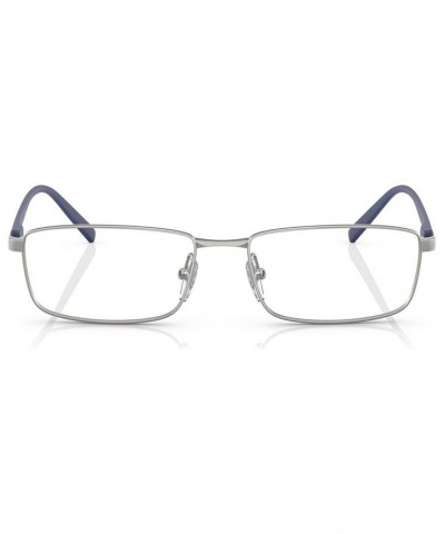 Men's Rectangle Eyeglasses SH2075T56-O Silver Tone $43.40 Mens