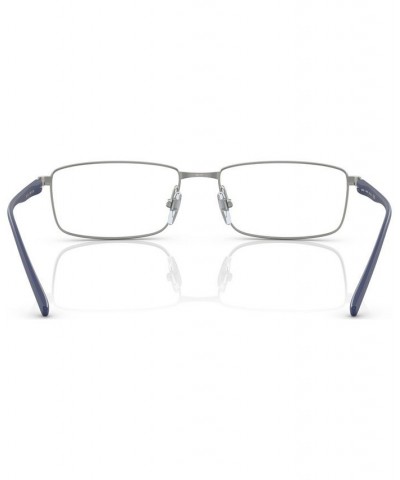 Men's Rectangle Eyeglasses SH2075T56-O Silver Tone $43.40 Mens